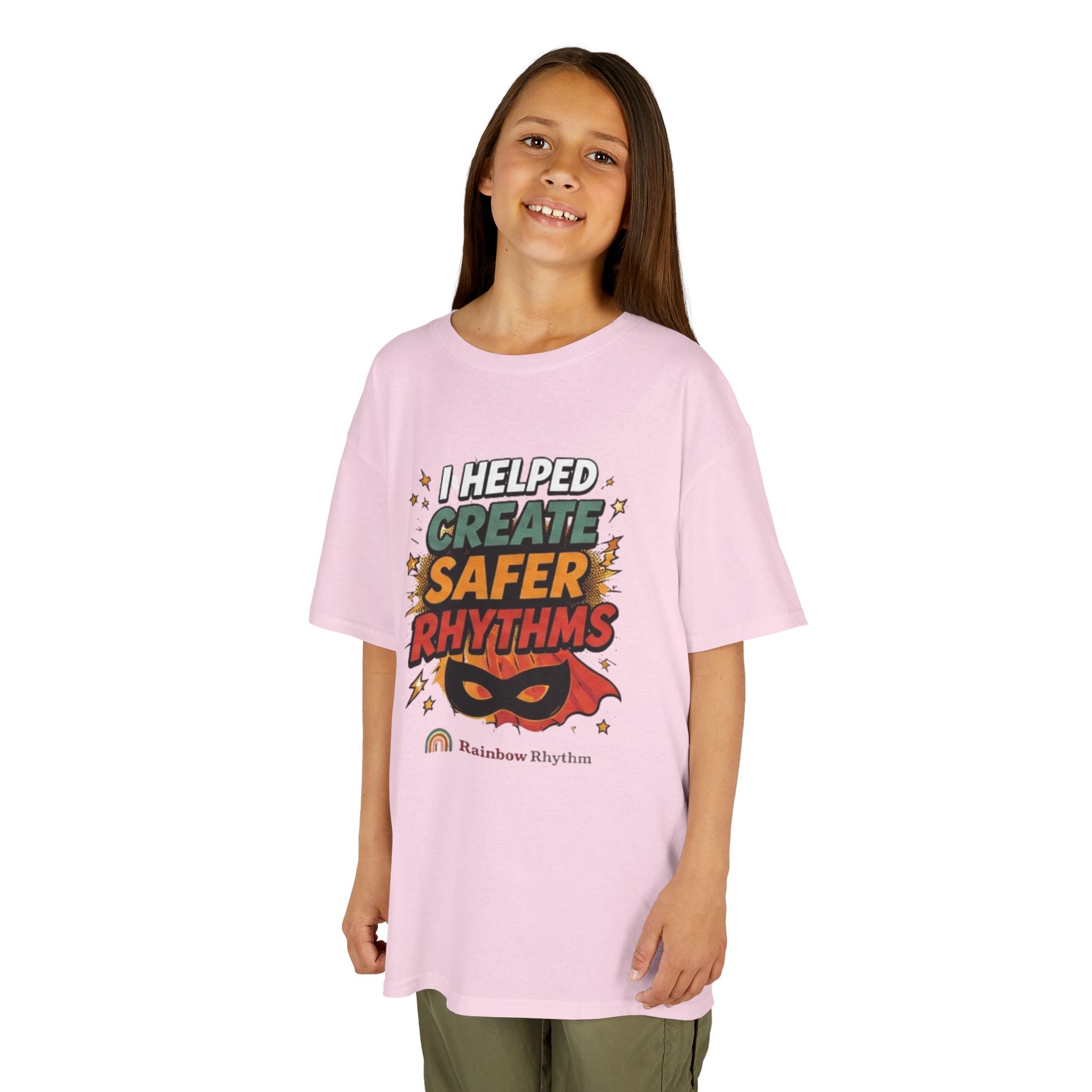Kids Autism Supporter Tee — "I Helped Create Safer Rhythms"