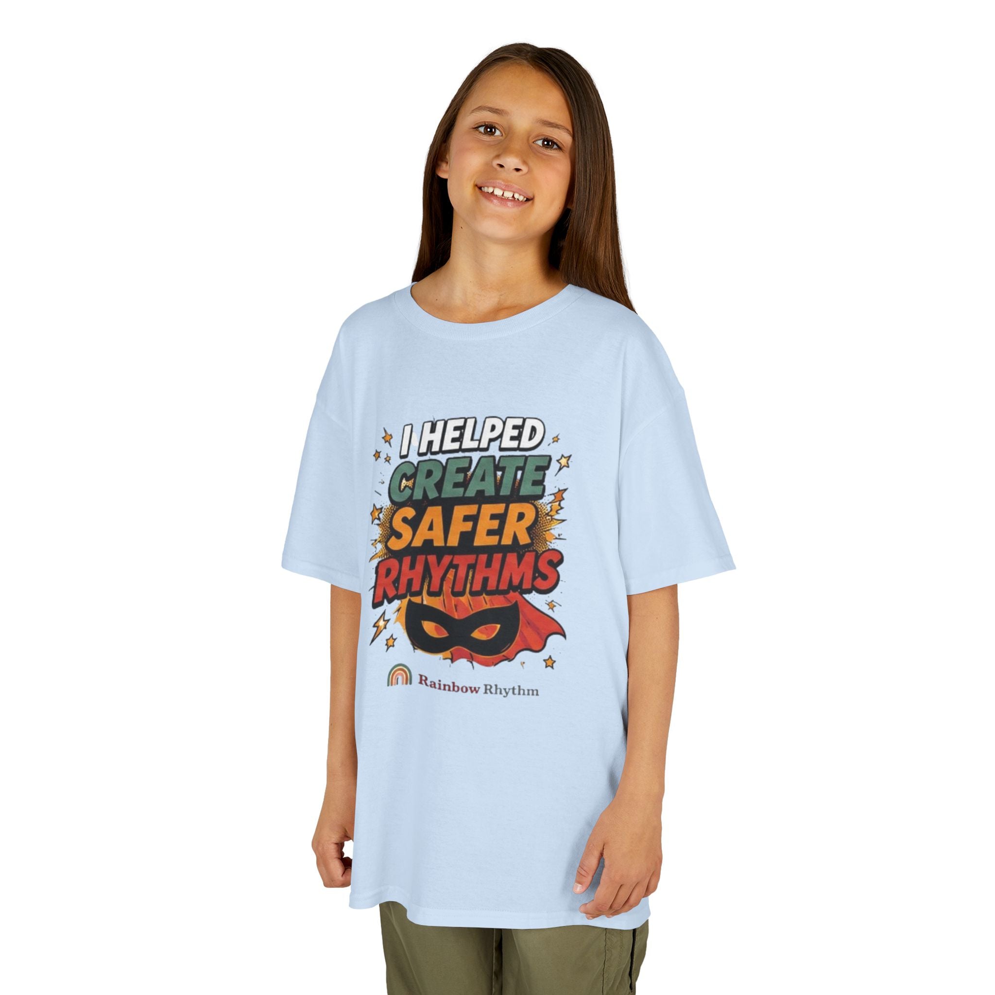 Kids Autism Supporter Tee — "I Helped Create Safer Rhythms"