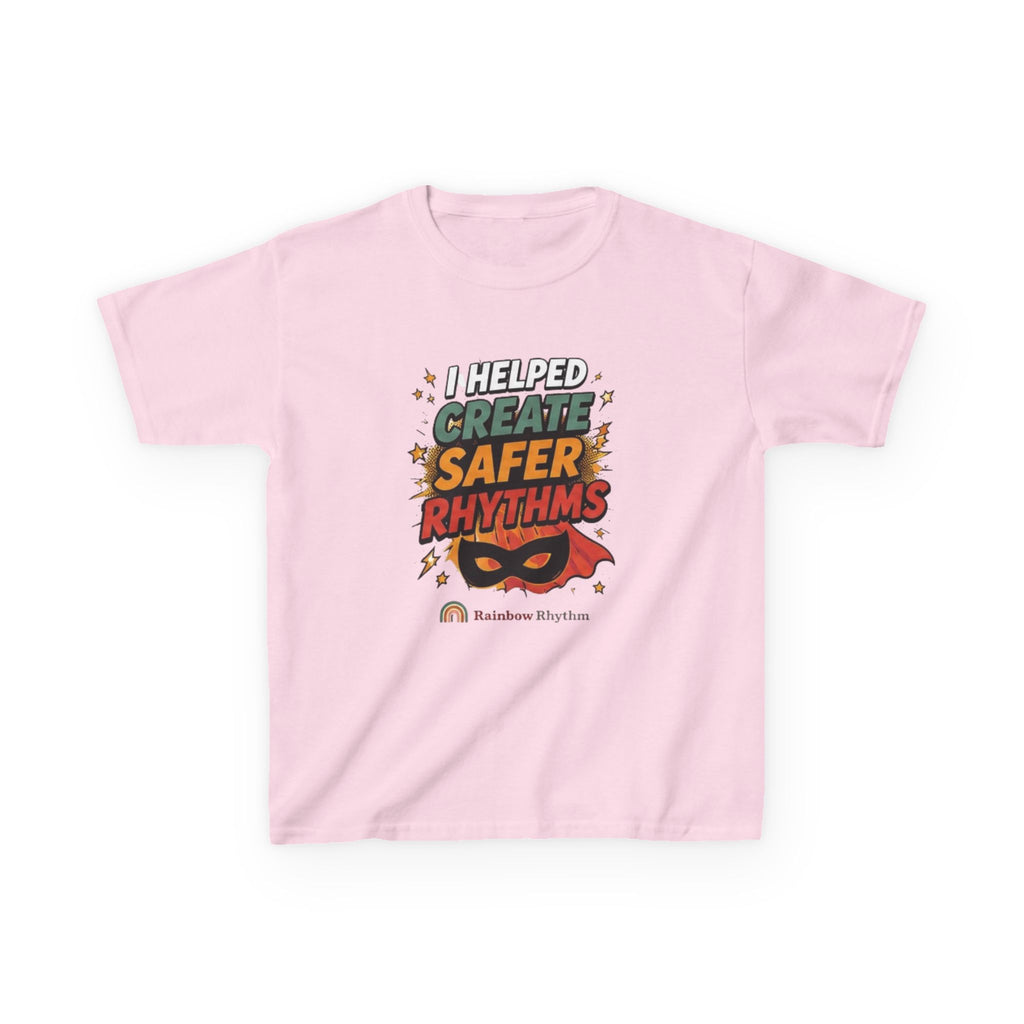 Kids Autism Supporter Tee — "I Helped Create Safer Rhythms"