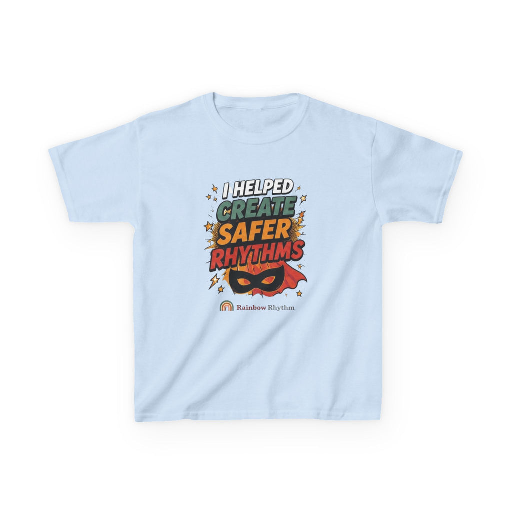 Kids Autism Supporter Tee — "I Helped Create Safer Rhythms"