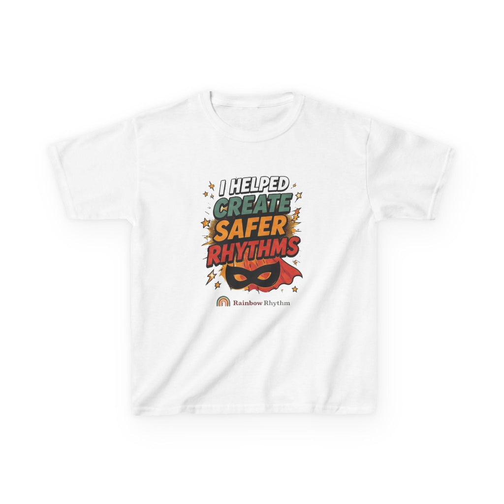 Kids Autism Supporter Tee — "I Helped Create Safer Rhythms"